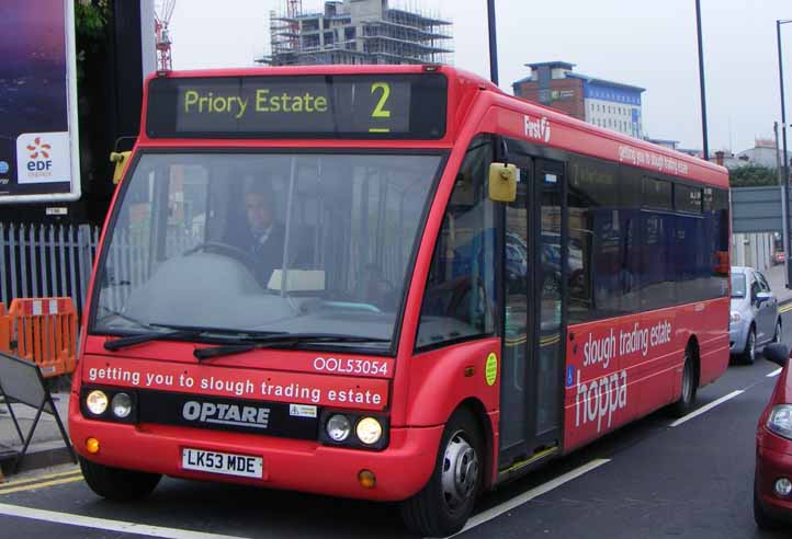 First Berkshire Optare Solo OOL53054